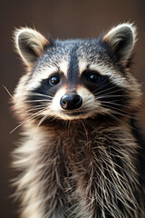 Obraz premium A cute raccoon