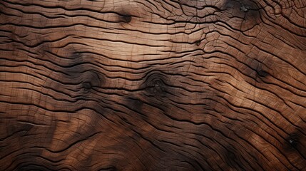 Naklejka premium a close up of a piece of wood that looks like it has been cut in half and is brown and black.