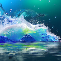 Water wave background