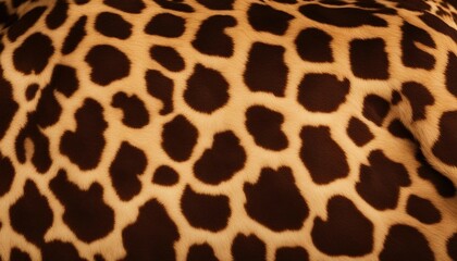 Fototapeta premium leopard fur texture. The texture of the fabric is brown leopard print.