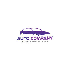 Vector car logo design on a white background.