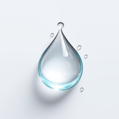 Cute and unusual drops of water.
generative ai