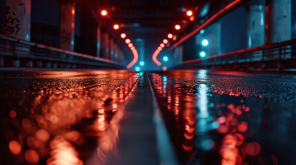 bridge in night