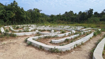 Labyrinth or maze for Christian meditation in Hong Kong
