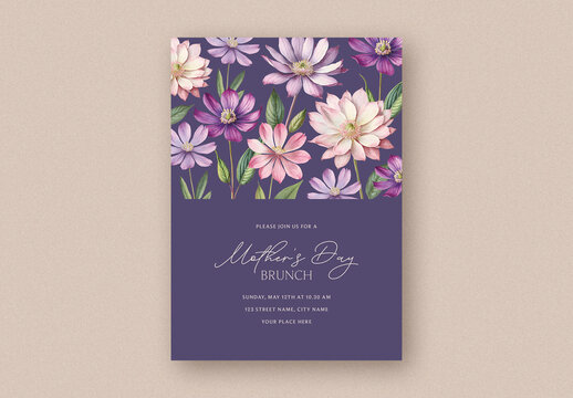 Mother&rsquo;s Day Brunch Invitation Card