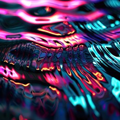 Background image of abstract colorful wavy waves