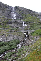 waterfall in the Norway mountains