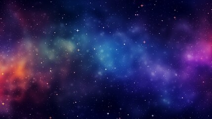 Fototapeta na wymiar Mystic Starfield Galaxy - Ethereal Space Background