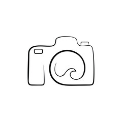 Camera Wave logo design