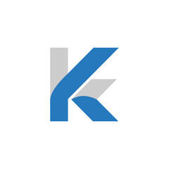 Letter YK logo design