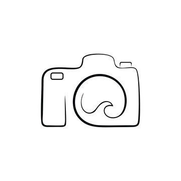 Camera Wave logo design