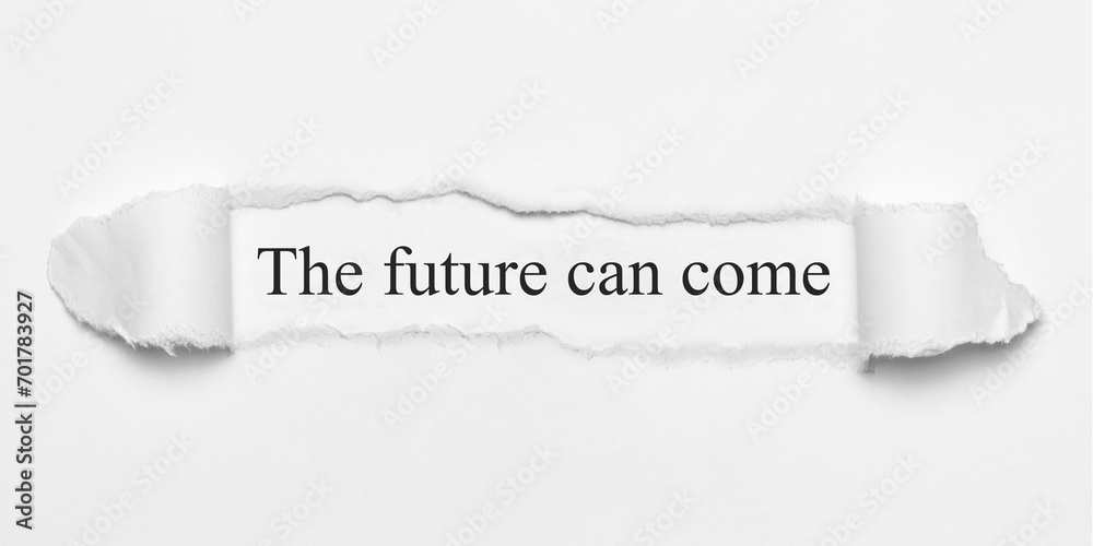 Sticker The future can come	