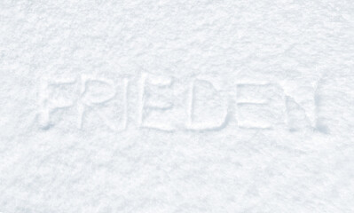 Frieden Schnee