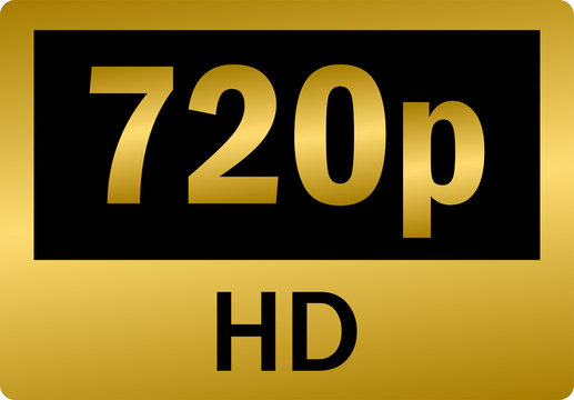 Golden 720p HD dimension screen resolution
