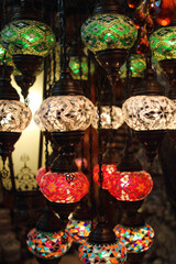 Traditional vintage Turkish lamps