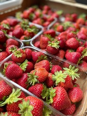 strawberries in a box