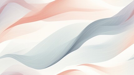  a white, pink, and grey abstract background with wavy lines on the left side of the image and on the right side of the left side of the image.