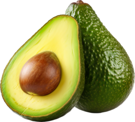 avocado cut in half