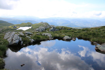 lake in the mountains
