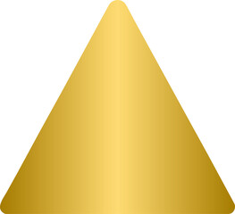 Golden triangle shape, gold triangle