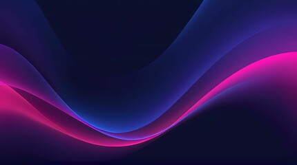 Abstract Elegance: Luminous Waves in a Dusk-to-Dawn Gradient