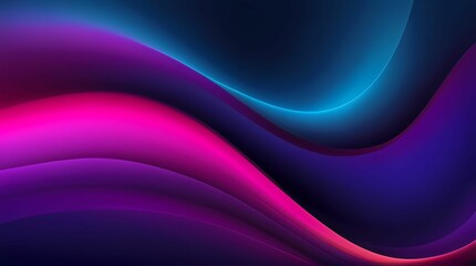 Abstract Elegance: Luminous Waves in a Dusk-to-Dawn Gradient