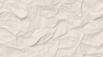 Obraz premium white crumpled paper background texture