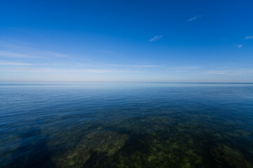 View of Kerkennah - Tunisian archipelago in the Mediterranean Sea