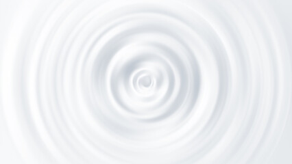 Fototapeta na wymiar White background. Abstract backdrop. White funnel pattern. Circles form whirlpool. White background for design. Textile with funnel in center. Background for site. Texture, decorations. 3d image