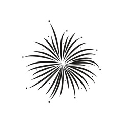Obraz premium firework logo icon