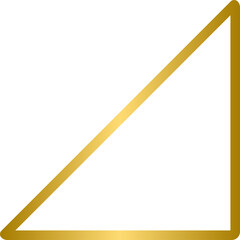 Golden abstract geometric element, gold abstract background design element