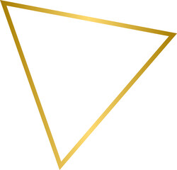 Golden abstract geometric element, gold abstract background design element