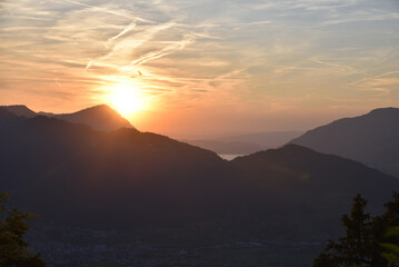 Sonnenuntergang auf dem Stoos