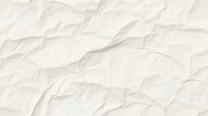 Obraz premium white crumpled paper background texture