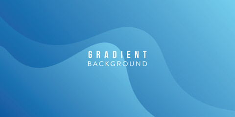 Abstract gradient blue background with geometric shapes and curved lines. line effect. Design of covers. Vector illustration
