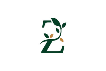 initial letter logo design z letter stylish and elegant