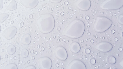 Illustration of a light background with patterns of clear drops