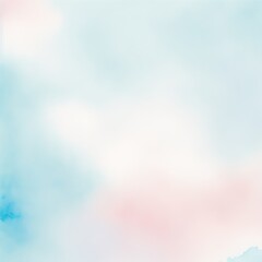 Cyan Blush Watercolor Background