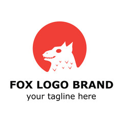 The fox logo design is simple and attractive. Suitable for companies and brands