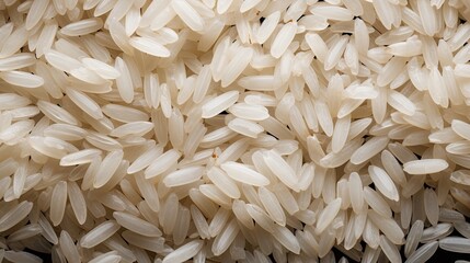 Rice grains close-up.. Generative AI