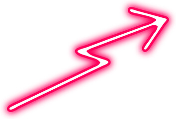 Neon color arrow

