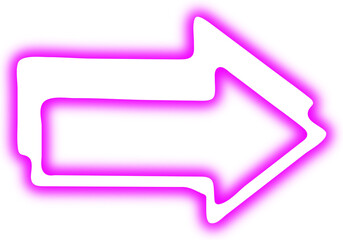 Neon color arrow
