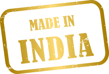Made in India rubber stamp