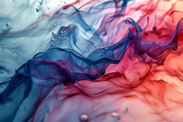 Obraz premium minimalist visual representations of fluid and dynamic forms that convey calmness, harmonize the senses, and foster emotional balance_18