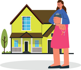 parent and child in the street