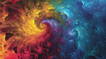 Obraz premium A Close Up of an Abstract Painting