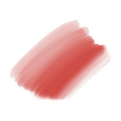 Red watercolor brush stroke 