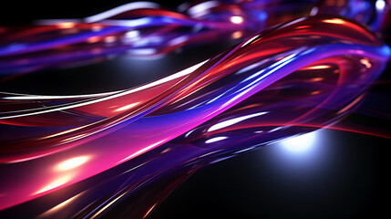 abstract colorful glowing wavy perspective with fractals and curves background 16:9 widescreen wallpapers