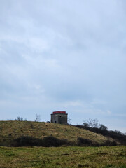 The old German WW2 Radar bunker at Sletterhage in Denmark
