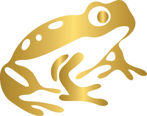 Golden frog icon